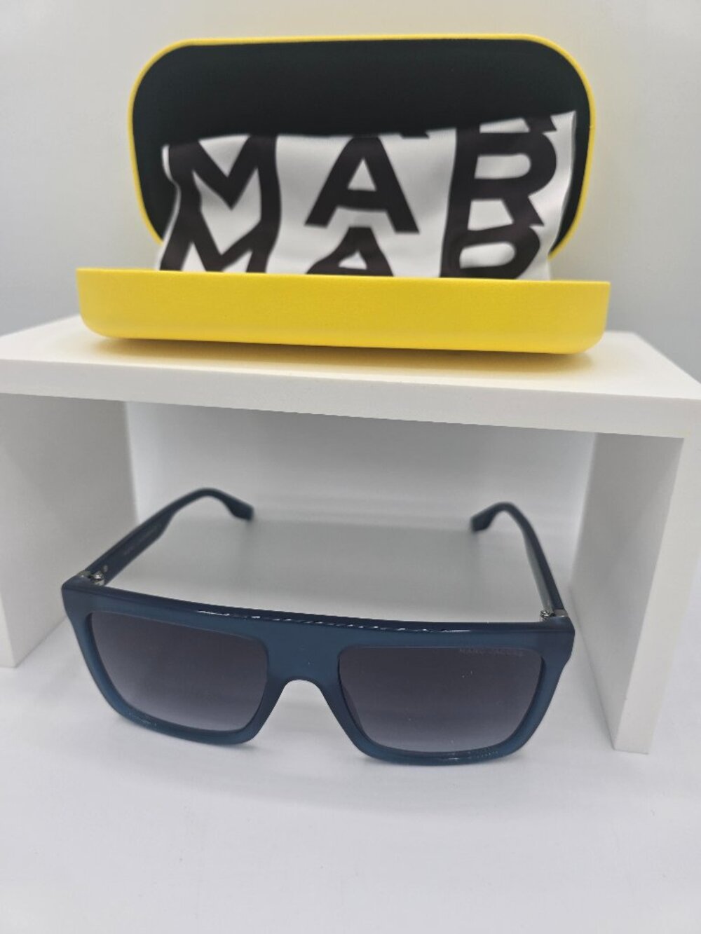 Marc Jacobs Men's Sunglasses Full Rim Blue Rectangular Frame MARC 639/S 0PJP 9O
